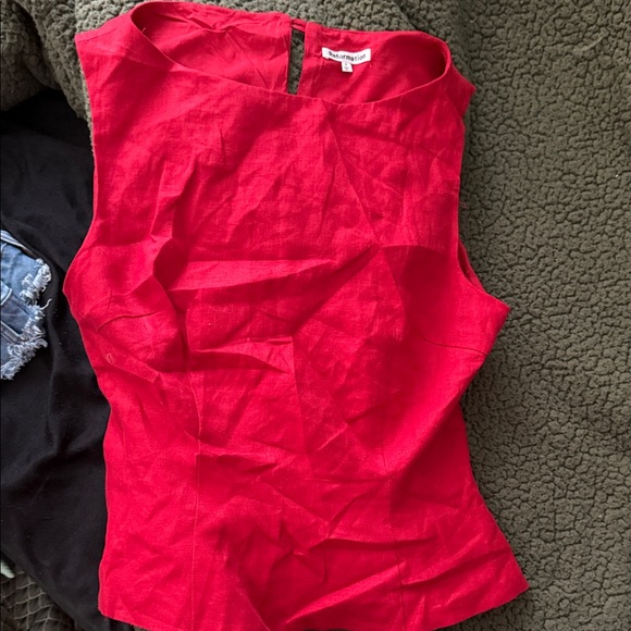 Reformation Tops - Reformation Vibrant Red Tank Top